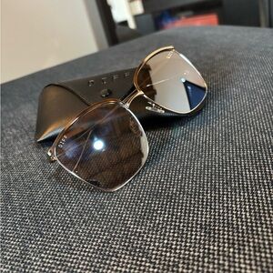 DIFF Eyewear VITTORIA Silver Metal Sunglasses